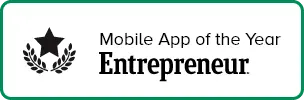 Mobile App of the year by Entrepreneur Mobile App of the year by Entrepreneur